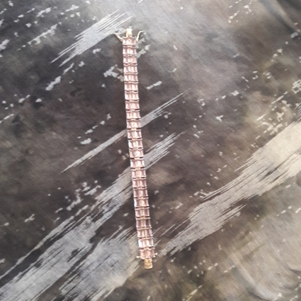 Amethyst & Sterling silver bracelet